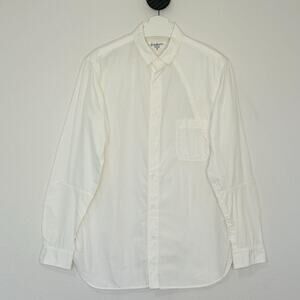 Yohji Yamamoto Pour Homme White Button Up Shirt 4/L